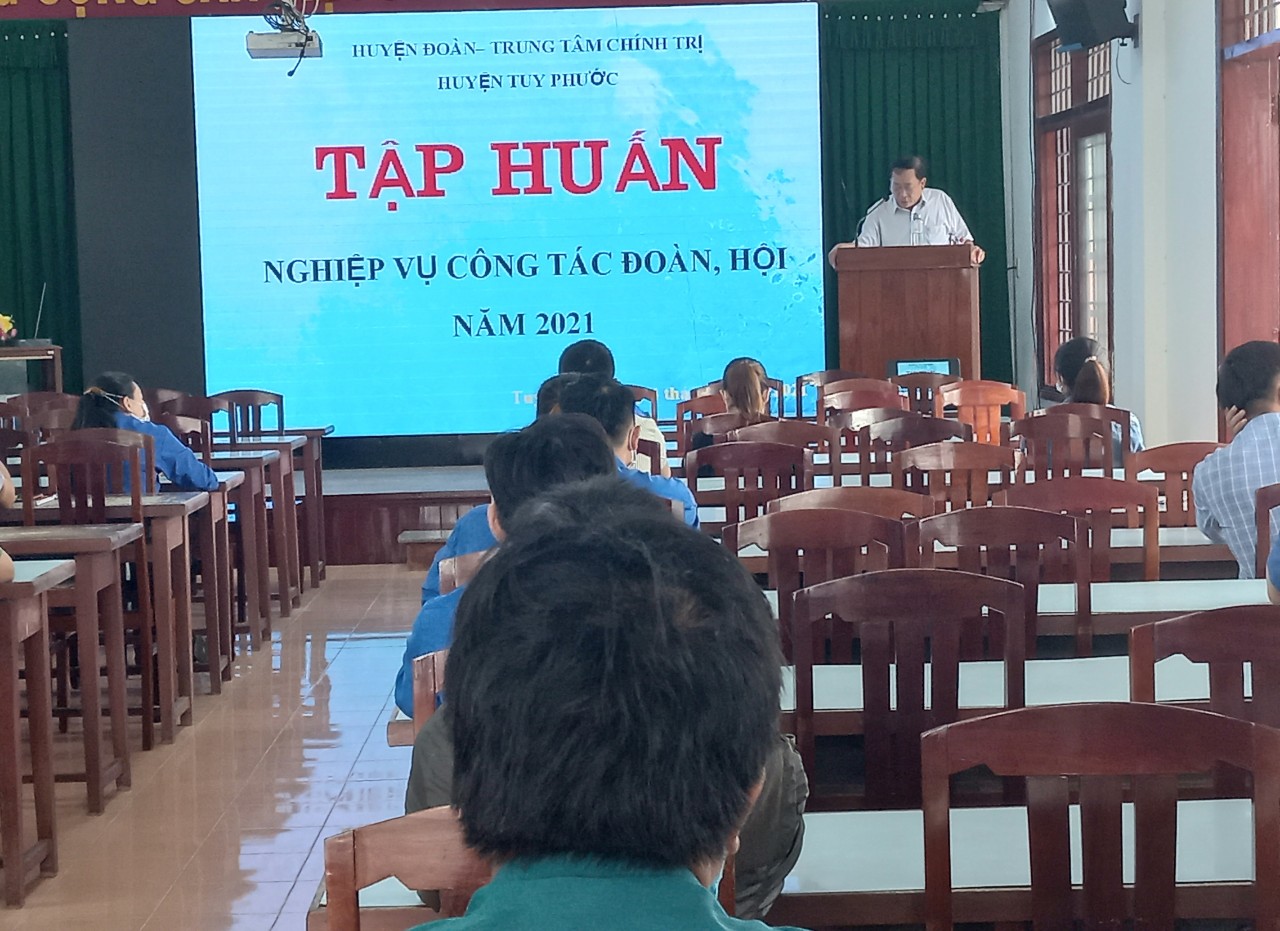 Tổ chức tập huấn kỹ năng, nghiệp vụ Đoàn, Hội năm 2021